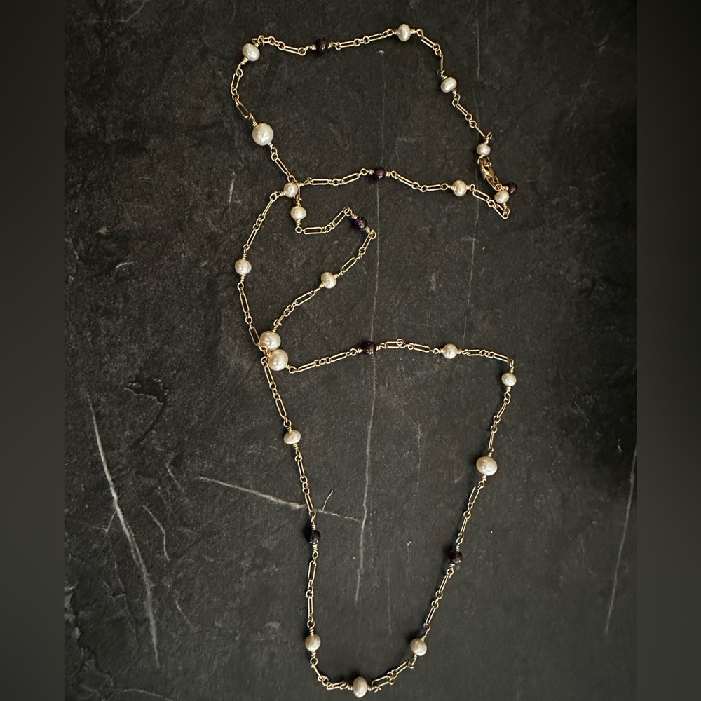 Bourdage Pearls necklace (long necklace)